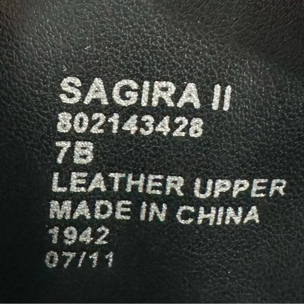 Lauren Ralph Lauren knee high boots 8 Sagira 2 black leather western equestrian - Picture 14 of 15
